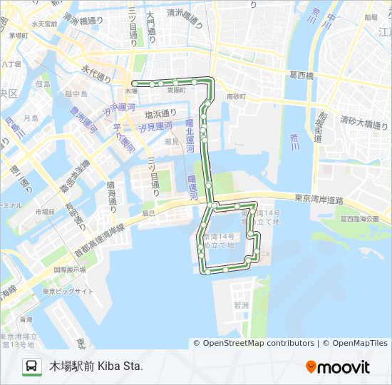 木11甲 Route Schedules Stops Maps 木場駅前 Kiba Sta Updated