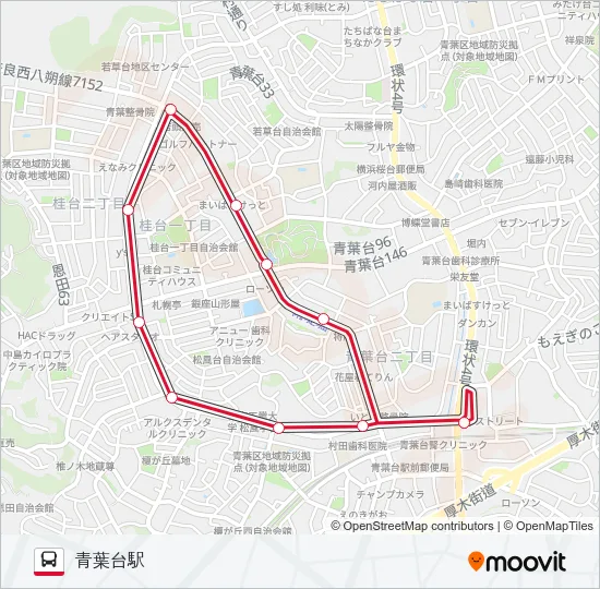青52  Line Map