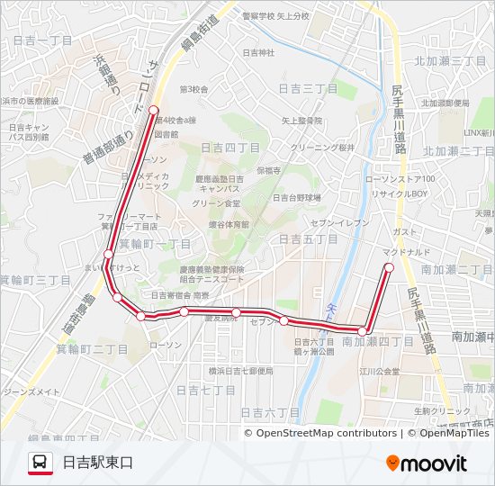 日94 bus Line Map