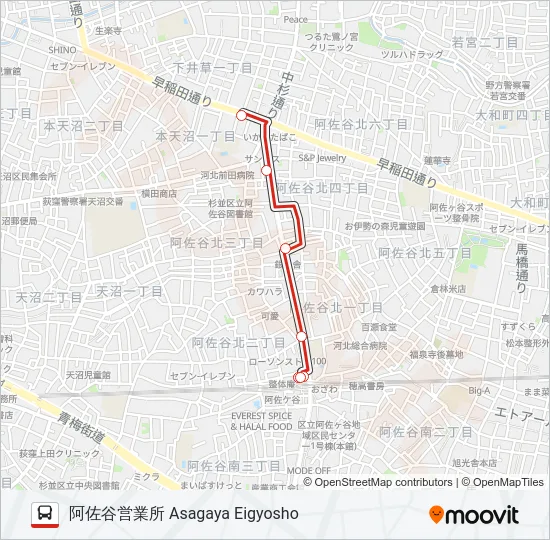 阿01-2 の路線図