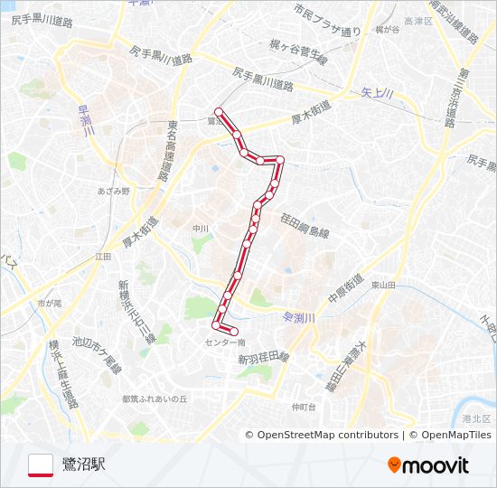 鷺04 バスの路線図