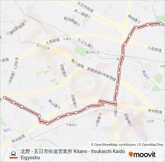 荻58-1  Line Map