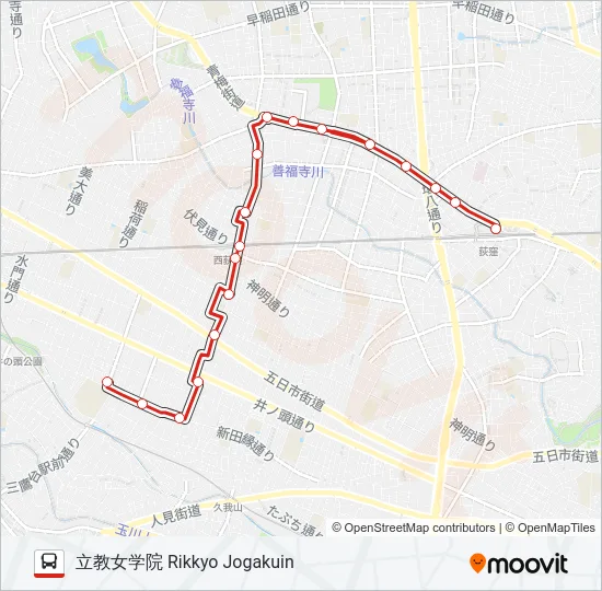 荻40  Line Map