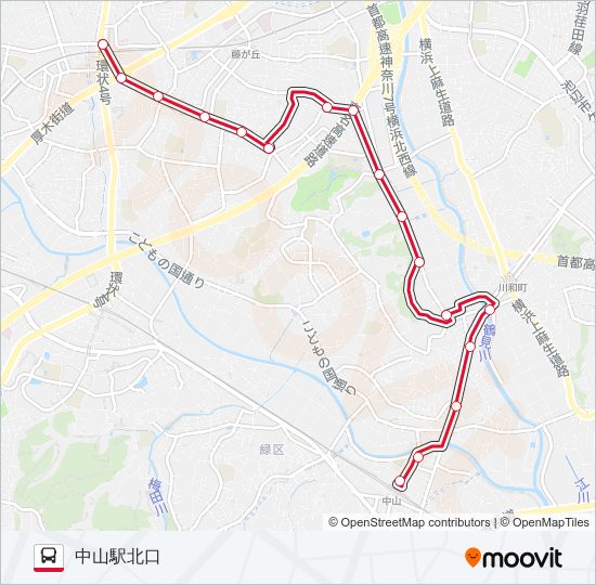 青81 bus Line Map