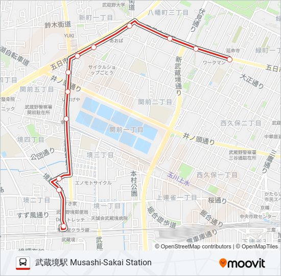 鷹30-2 bus Line Map