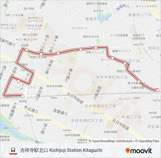 西10 の路線図