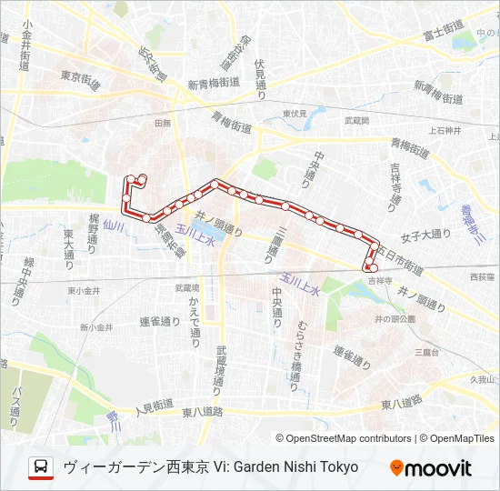 吉75 の路線図