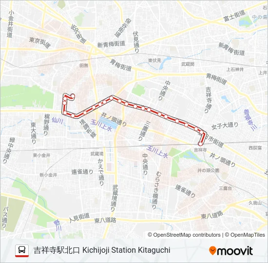 吉75 の路線図