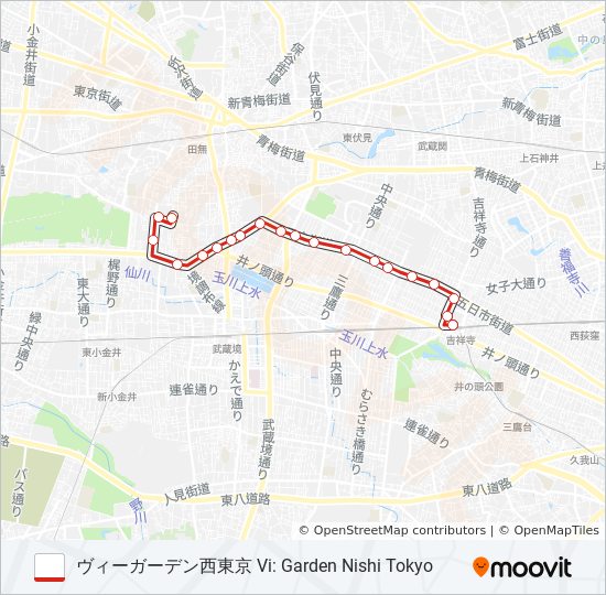 吉75 bus Line Map
