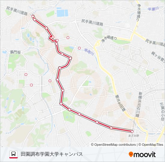 あ29 bus Line Map