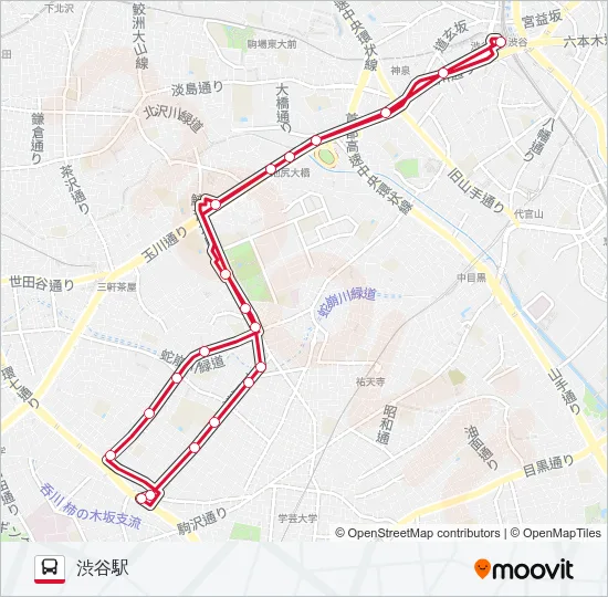 渋32 の路線図