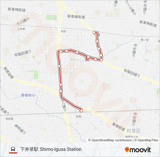 荻10  Line Map
