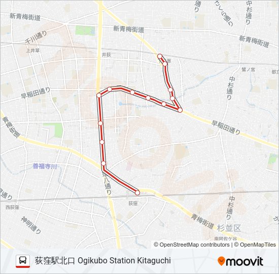 荻10  Line Map