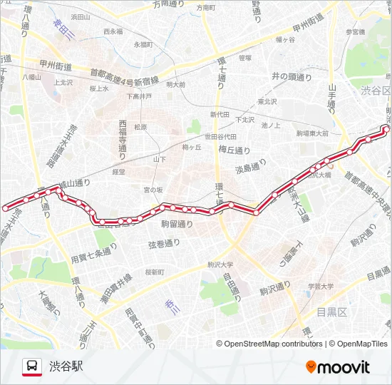 渋23  Line Map