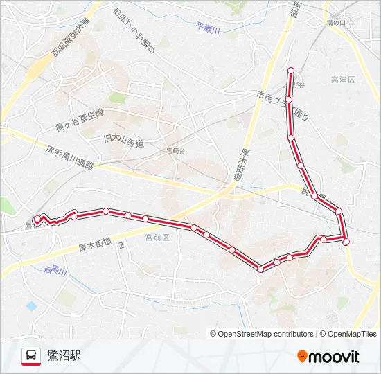 梶01  Line Map