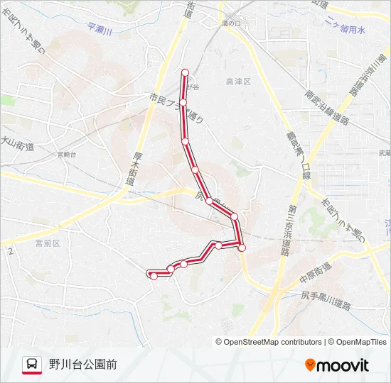 梶01  Line Map