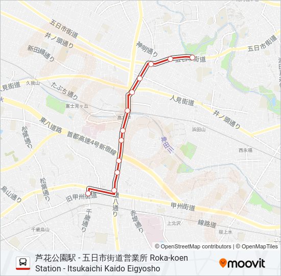 荻54-1  Line Map