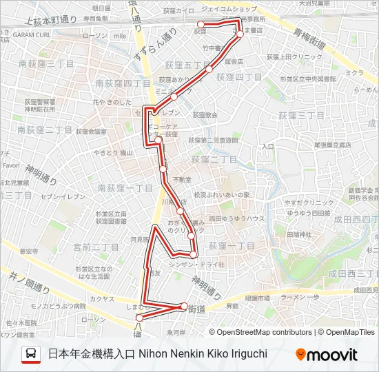 荻56  Line Map