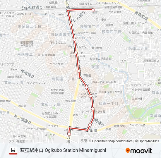 荻56  Line Map