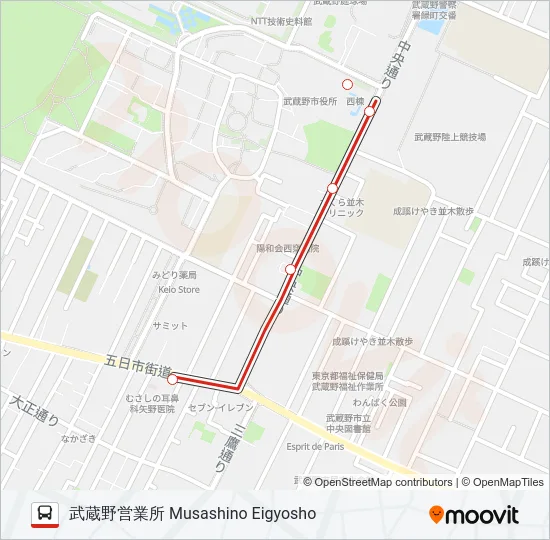 吉54-1  Line Map