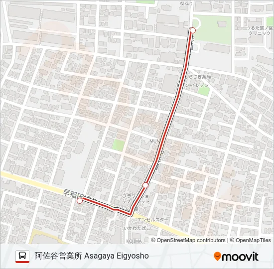 阿02-1 の路線図