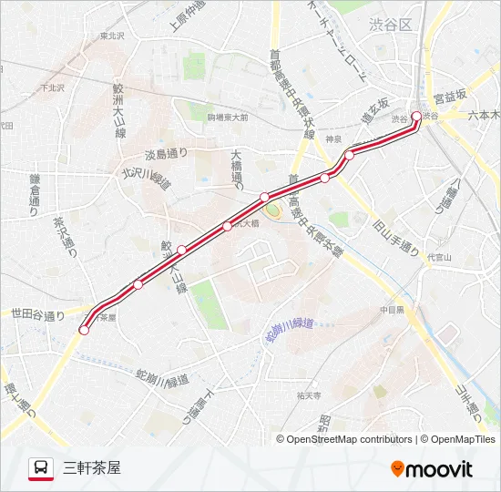 渋21  Line Map