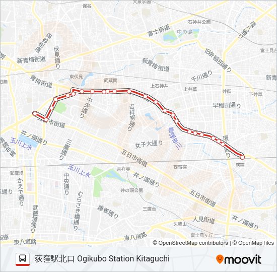 荻35  Line Map