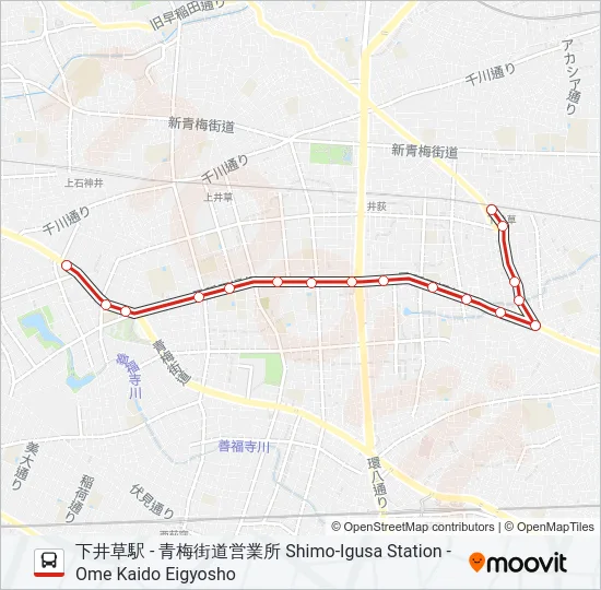 荻10-1  Line Map