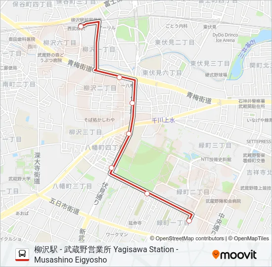 吉53-1 の路線図