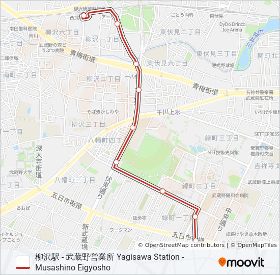 吉53-1 bus Line Map