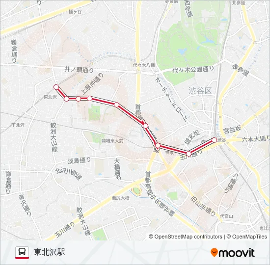 渋55  Line Map
