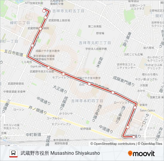吉54 bus Line Map