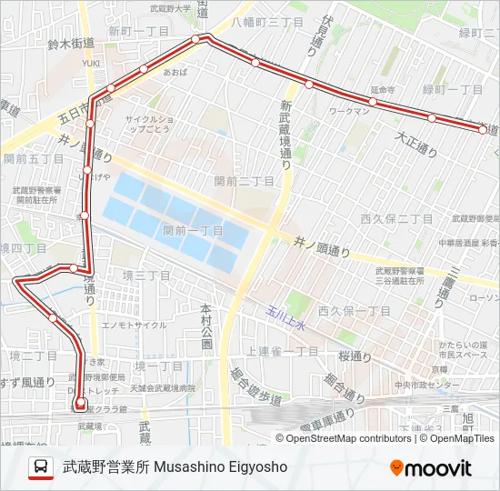 鷹30-1  Line Map