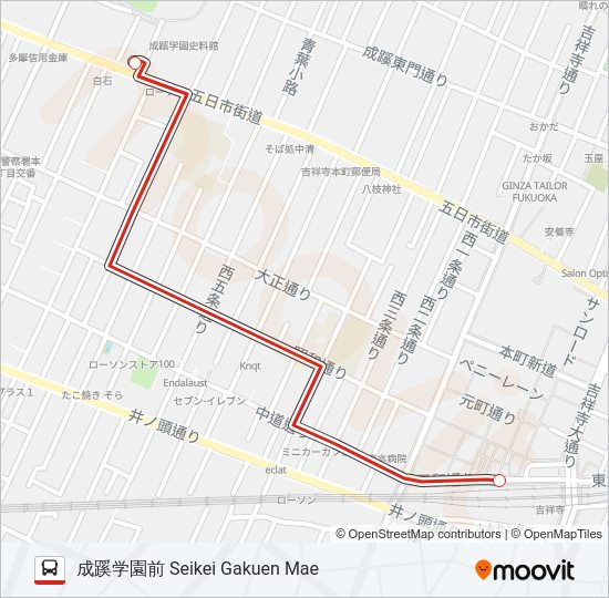 吉50B  Line Map