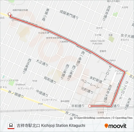 吉50B  Line Map