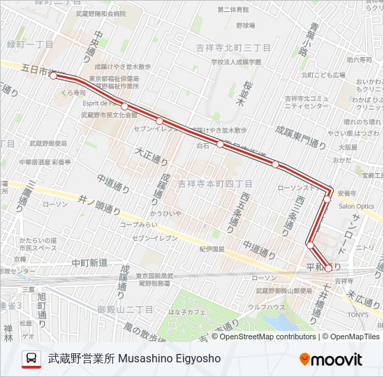 吉51  Line Map
