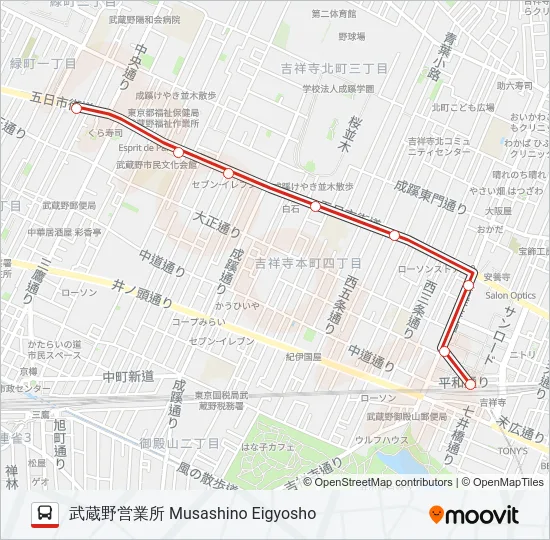 吉51 の路線図