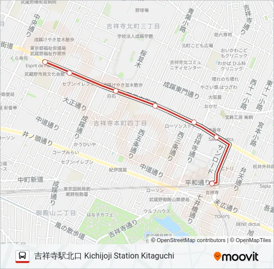 吉51  Line Map