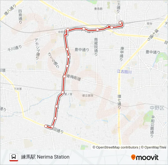 荻07-2  Line Map