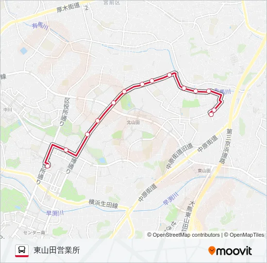 北31 の路線図