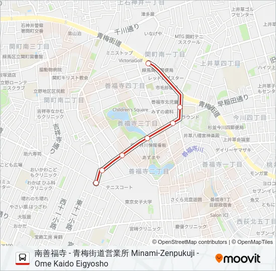 荻36-1 の路線図