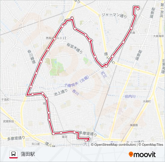 森01 bus Line Map