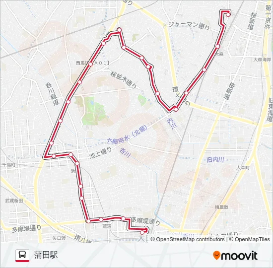 森01 の路線図