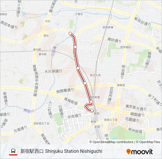 宿01 の路線図