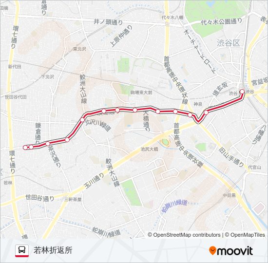 渋51 の路線図