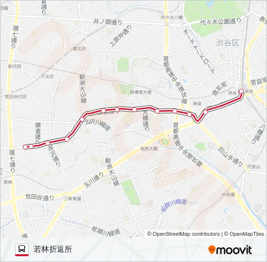 渋51 の路線図