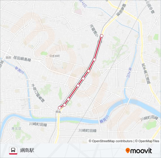 日81 bus Line Map