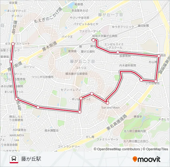 青83  Line Map