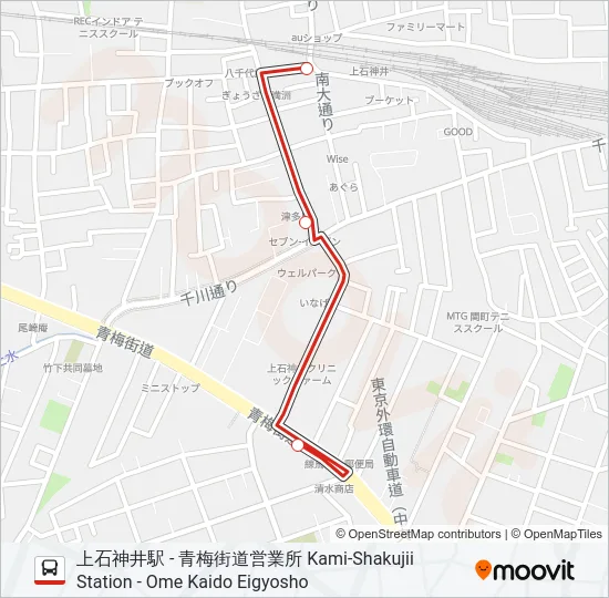 西02-1  Line Map