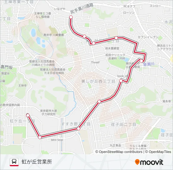 あ25  Line Map
